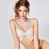 好奇蜜斯纯欲内衣小胸无钢圈法式蝴蝶结文胸罩套装薄防下垂收副乳-Jenna 珍娜文胸 商品缩略图0