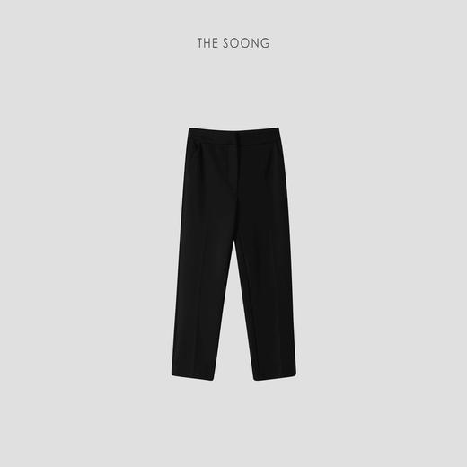 THESOONG|"Sorrento"极简舒适窄脚中腰百搭弹力休闲西装裤HWKZ5350 商品图0