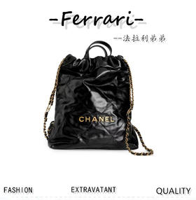 香奶奶  双肩背包 垃圾袋 黑