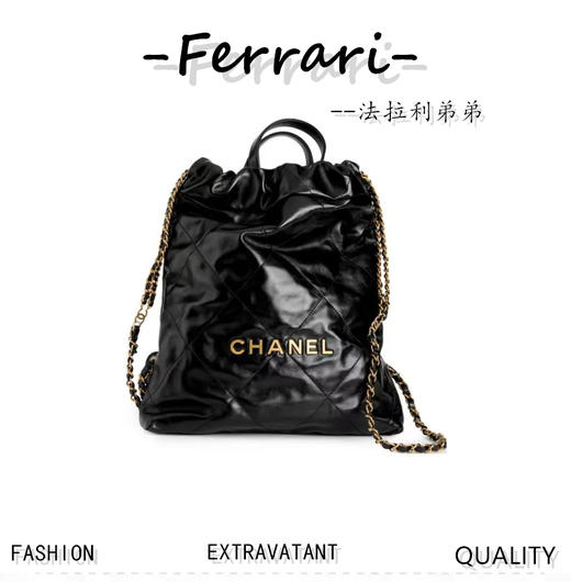 香奶奶  双肩背包 垃圾袋 黑 商品图0