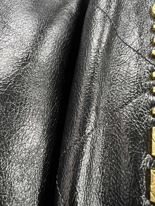 香奶奶Chanel 23S 22Mini 珍珠链条bag垃圾袋 黑色 正品皮 商品图8