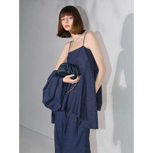 COCOBELLA轻商务静奢风气质三件套西装阔腿裤吊带套装FT3006 商品图2