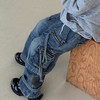 【男童高街牛仔裤】2024秋冬重工款长裤儿童机能裤子显腿型潮 商品缩略图2