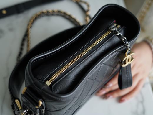 香奶奶  经典手提流浪包 黑色 小号 商品图5