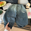 【高品质裤子大合集49元/件起】不值可退！送运费险！100-170码中大童格子拼接休闲裤牛仔裤工装裤！聚 商品缩略图2