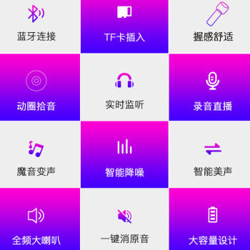 索爱（soaiy）MC1 无线k歌手机麦克风话筒 直播主播唱歌神器麦克风音响音箱一体无线蓝牙家庭户外ktv 香槟金 /数码 /影音娱乐 /麦克风 商品图5