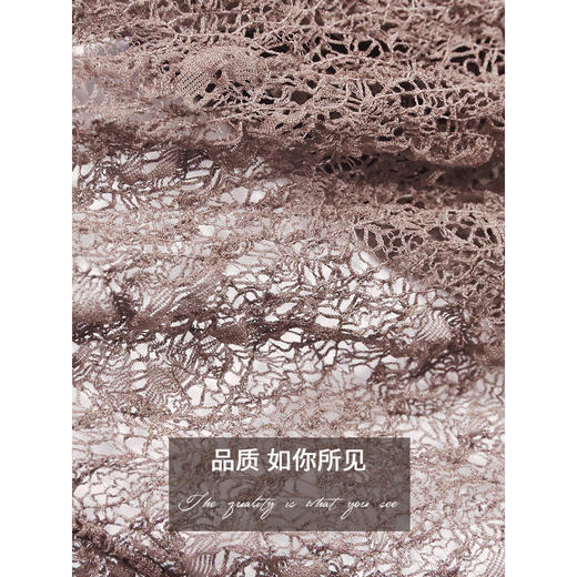 COCOBELLA精致镂空微透视针织开衫女早秋慵懒风蕾丝衫SC0046-3 商品图4