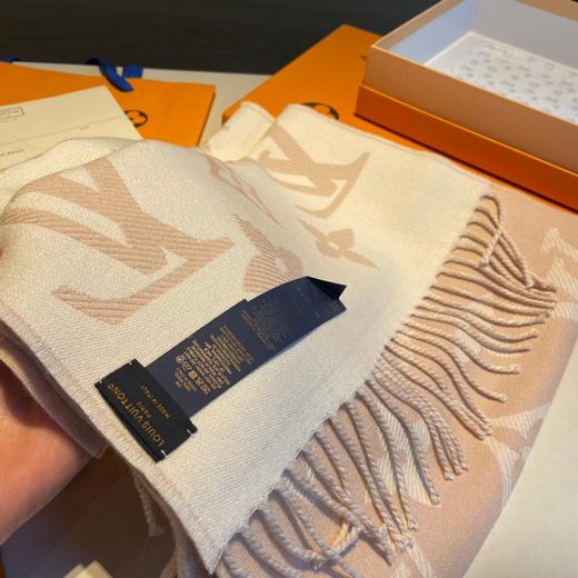 驴 围巾 流苏 粉 商品图4