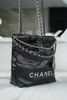 香奶奶Chanel 23S 22Mini bag 黑银 垃圾袋 商品缩略图5