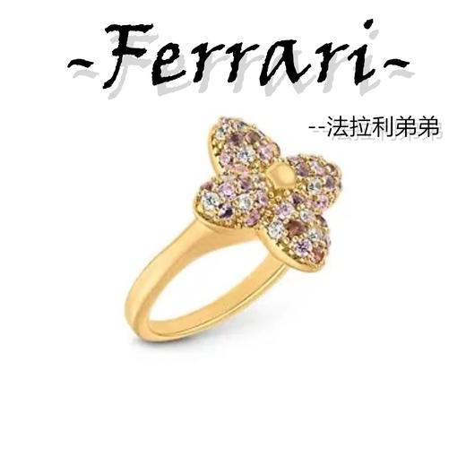 驴 镶嵌花卉 金属 戒指 （具体尺码请和客服联系） 商品图1