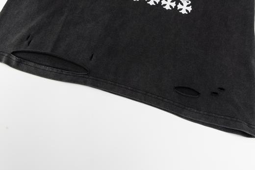 CH克家梵文字母破洞水洗短袖T恤！ 商品图10