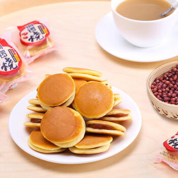 盼盼 铜锣烧 日式风味特色美食夹心面包糕点饼干休闲零食红豆味 2000g 商品图1