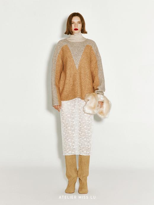 【天空之境】绵羊毛肌理微透半裙 商品图3