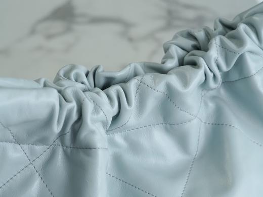 香奶奶 23C 22手袋 正品尾皮 雾霾蓝 中号 垃圾袋 商品图7