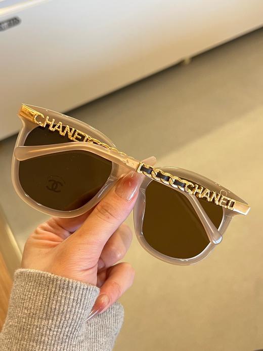 香家  太阳眼镜 网红款太阳镜 型号CH7623小红书推荐圆形墨镜尺寸：65口20-145 造型神器  上脸效果无敌 商品图5