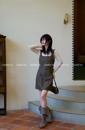 【门店同款】ENJOY秋季时光回廊背带短裙套装 159343881