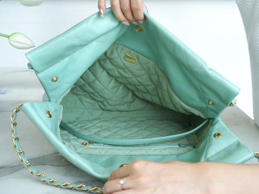 香奶奶    新款22手袋 薄荷绿正品尾皮小号 商品图4