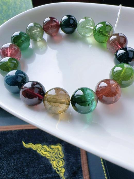 48.85g 12.4mm 碧玺手链 商品图2