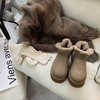 ??羚羊棕  【 厚底款 】 UGG周冬雨同款??mini迷你小V口 商品缩略图0