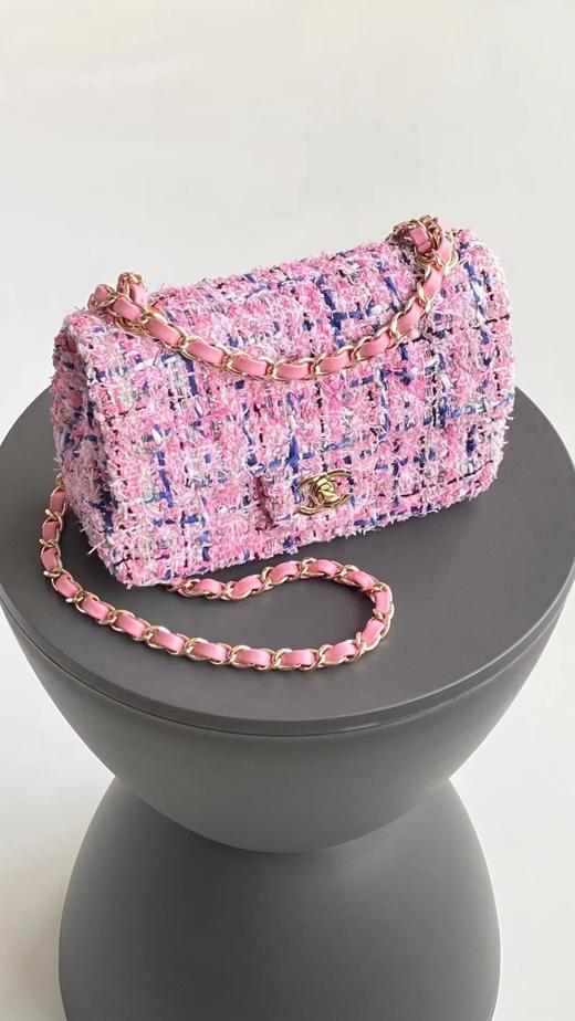 香奶奶  粉藍wteed毛呢 mini cf 商品图4