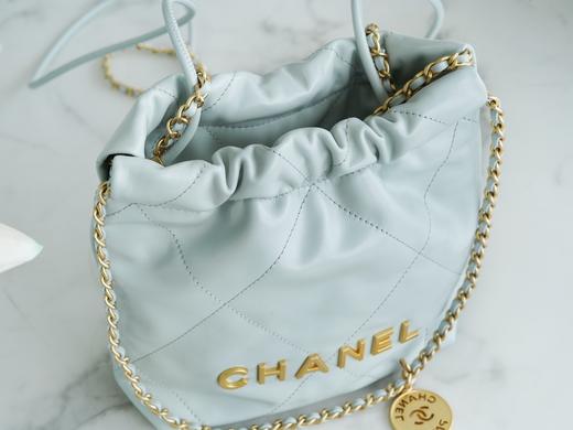 香奶奶Chanel 23A 22Mini bag 雾霾蓝 垃圾袋 商品图5