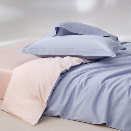 【50支长绒棉贡缎套件】纯色全棉50支长绒棉贡缎套件纯色四件套床 商品图10