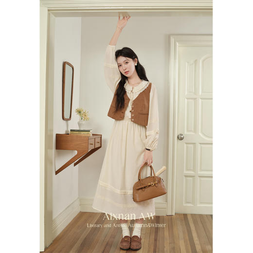 鹿向南「栗之秋」连衣裙 商品图0