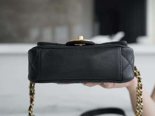 香奶奶  22A 高级手工坊金币口盖包 方胖子 正品皮 商品图5