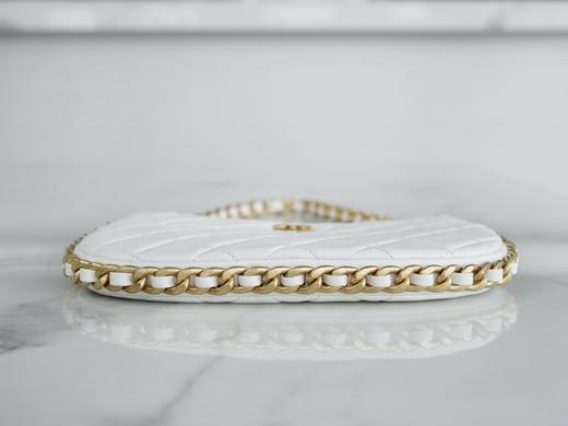 香奶奶 B 手工坊  腋下包 中号 白色 商品图4