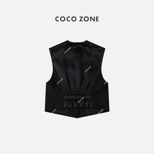 COCO ZONE 简约时尚设计感V领马甲 23C18021 商品图0