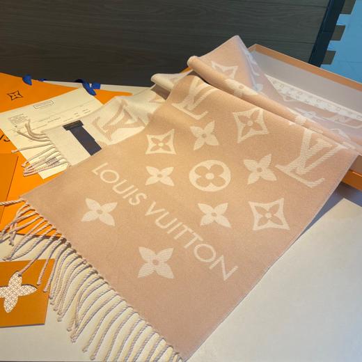 驴 围巾 流苏 粉 商品图5