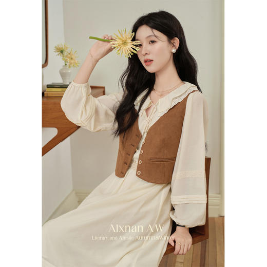 鹿向南「栗之秋」连衣裙 商品图3