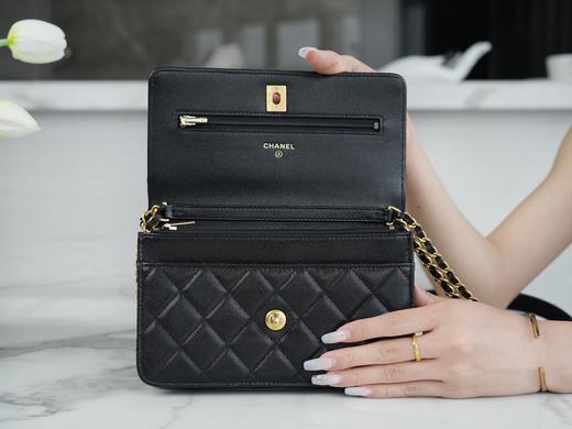 香奶奶Chanel 22A 高级手工坊金币WOC 正品皮 商品图4