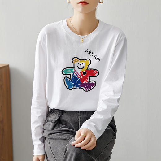 优选丨59任选2件🌈一眼爱的【36色纯棉情侣纯色印花T】 纯棉 ~柔软亲肤💧教科书般舒适穿感❗休闲随性又百搭🔛宽松显瘦版型店 商品图7