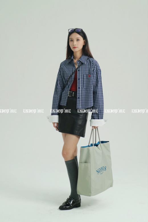 【门店同款】ENJOY秋季less is moreA版腰带皮半裙 159254740 商品图5