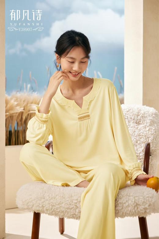 郁凡诗家居睡衣上下套Y38907 商品图8