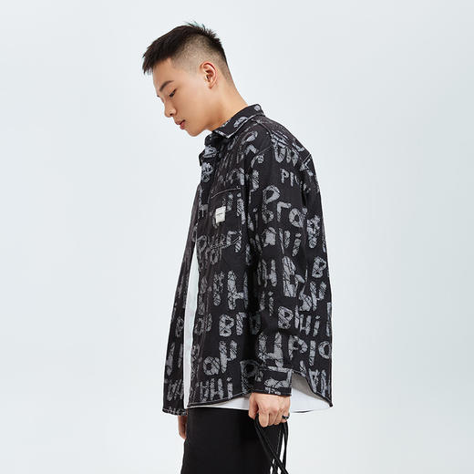 【新品上新】HX 春秋季衬衫式茄克衫外套S105433076101 商品图1