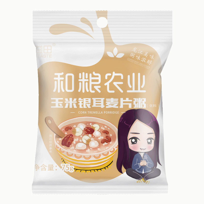 溢田玉米银耳麦片粥75g