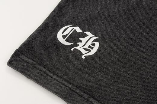 CH克家彩色梵文烫钻水洗做旧复古圆领短袖！ 商品图13