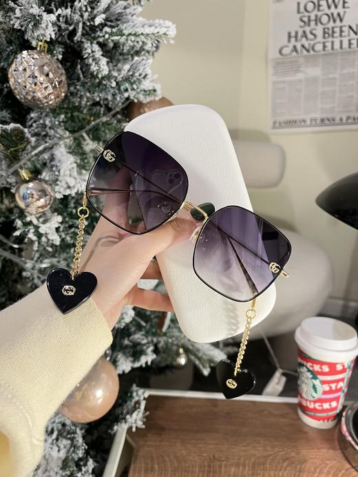 G家 墨镜太阳镜  GG1209小蜜蜂太阳眼镜 尺寸：56-16-145 方框太阳镜 完美品质，独特设计  适合各种脸型 商品图4