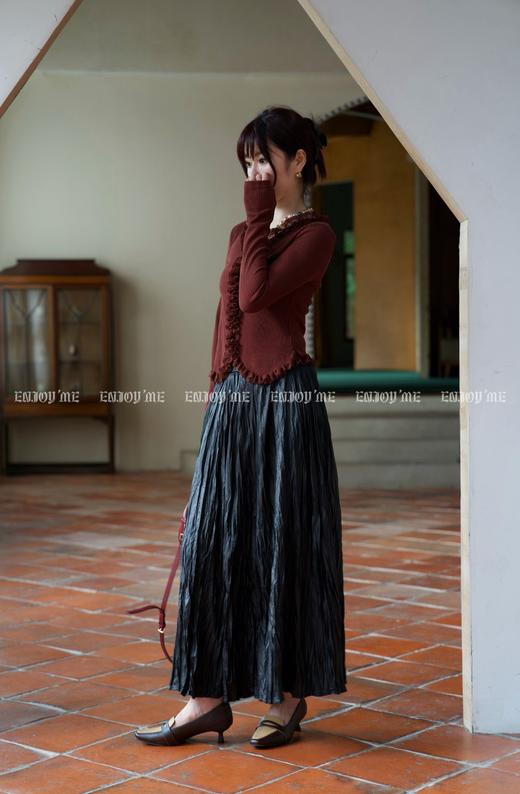 【门店同款】ENJOY秋季时光回廊层层花瓣边上衣 159196990 商品图5