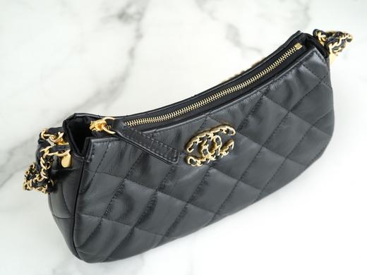 香奶奶23k 19hobo  大号黑色 正品皮 腋下 商品图4