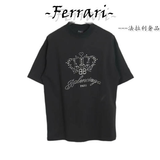 B家 皇冠烫钻短袖 商品图0