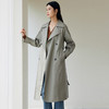 玳莎气质双排扣风衣女2024年秋季新款系带收腰显瘦气质通勤外套  EC38301 商品缩略图0