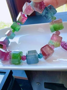 50.7g 原石碧玺手链