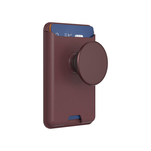 【黑夜浪漫】勃艮第红·MagSafe卡包 Pop Wallet卡包 Wallet of Magsafe磁吸卡包系列 红色 纯色 商品图0