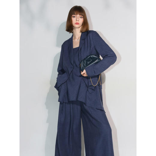 COCOBELLA轻商务静奢风气质三件套西装阔腿裤吊带套装FT3006 商品图3