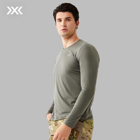 X-BIONIC 战术长袖T恤男 秋冬棉感 弹力保暖亲肤贴身打底休闲长袖24980