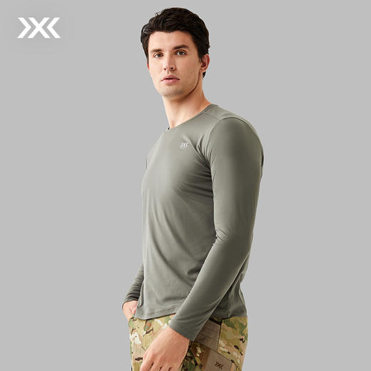 X-BIONIC 战术长袖T恤男 秋冬棉感 弹力保暖亲肤贴身打底休闲长袖24980 商品图0
