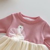 【韩国洋气加厚公主裙】女童0-6岁童装女宝宝天鹅连衣裙儿童裙子 商品缩略图2